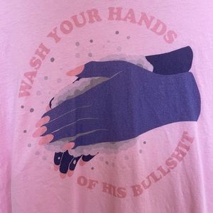 Femfetti Wash Your Hands T-Shirt M